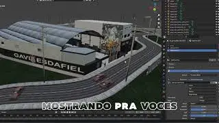 Desenvolvendo SEDE GAVIOES DA FIEL pro GTA 5 #blenderbasico #gtarp #modelo3d