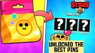 Brawl Stars Pin pack Opening | Best pin pack and best pins possible | pin pack opening 2021