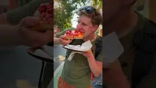 A legjobb pizzaszelet🍕 New Yorkban? #streetkitchen #felzabaltuk #pizza #newyork