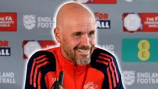 Erik ten Hag pre-match press conference | Manchester City v Manchester United | Community Shield