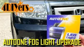 Review: AUTOONE H11 LED Fog Light Upgrade on a Honda Pilot
