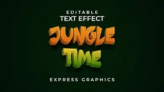 100% Editable 3d Text Effect | Pixellab Tutorial 