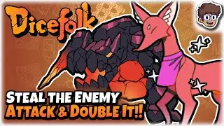 Steal the Enemy's Attack Then DOUBLE It!! | Roguelike Dicebuilder | Dicefolk