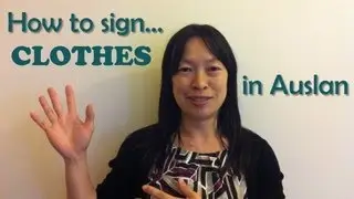 Sign Language Lessons Australia - How to SIGN CLOTHES in Auslan (with Subtitles)