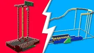 Noob Vs Pro Amusement Park Challenge - Scrap Mechanics | JeromeACE