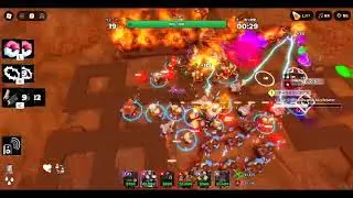 Roblox TDS - Hexscape Event Night 3 - hard - Corrupted  Titus boss round Part 1