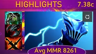⭐ 7.38c Razor |K+A-D - 22 KP - 63%| Mid Highlights - Dota 2 High MMR