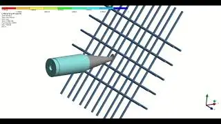 Shot, fixed A.P.T 90 mm T33 Vs Reinforced Concrete and Steel Bars # Armor Piercing Ammunition
