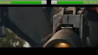 Ant-Man vs The Falcon with Healthbars / Avengers Facility Fight