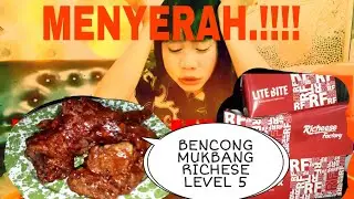 BENCONG HAMPIR PINGSAN MUKBANG AYAM RICHESE LEVEL 5