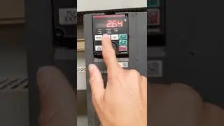 MITSUBISHI INVERTER FR-A800-E OPEN LOOP P800=10 Real sensorless vector control Speed control.