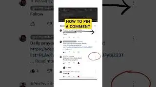 YOUTUBE SHORTS HOW TO PIN A COMMENT