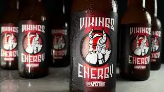 VIKINGS ENERGY Grapefruit - энергетический напиток со вкусом грейпфрута