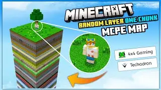 Random Layer One Chunk Map For Minecraft Pe | Best Map For Mcpe 1.19 | Devay Gaming
