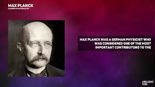 Max Planck - Mathematician (Germany)