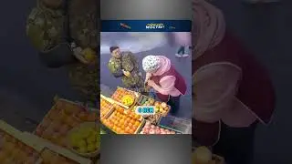 Продавщица помогла военному и дала фрукты 😮