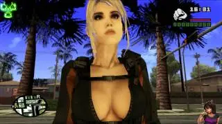 Realistic Boobs HD GTA San Andreas skin mod (Rachael Resident Evil)