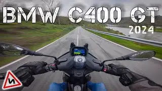 BMW C400 GT 2024 | RAW SOUND 🔊 [4K RAW Onboard]