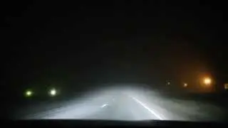 BMW LED Adaptive Lights in action at night