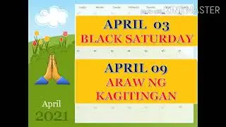 2021 HOLIDAYS | PHILILPINES |OFFICIAL REGULAR & SPECIAL NON-WORKING DAYS
