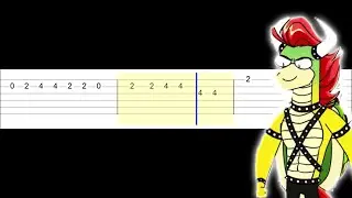 It's Me Mario - Rocky Rakoon Animation Meme (Easy Guitar Tabs Tutorial)