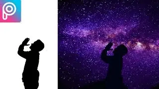 PicsArt tutorial - edit silhouette effect