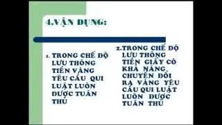 Tổng quan về tiền tệ và lưu thông tiền tệ