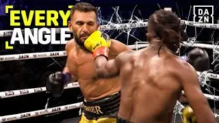 Every Angle of KSI's knockout of Joe Fournier