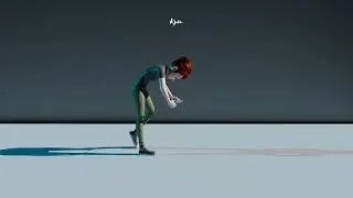 Tired Walk Cycle Animation