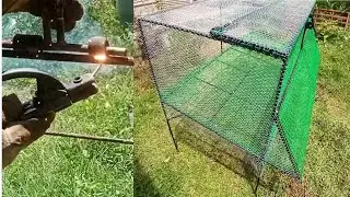 How to make a cage for chicken chicks and quail