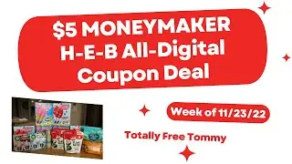 $5 MONEYMAKER Couponing Haul at H-E-B | I Got Some Ingredients for Thanksgiving & Gifts for Xmas 😍