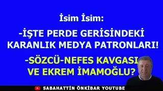 İSİM İSİM KARANLIK MEDYA PATRONLARI VE EKREM İMAMOĞLUNUN YENİ GAZETESİ!