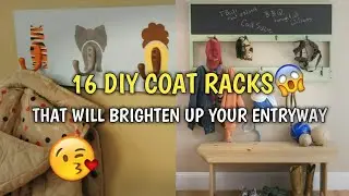 16 DIY COAT RACKS THAT WILL BRIGHTEN UP YOUR ENTRYWAY