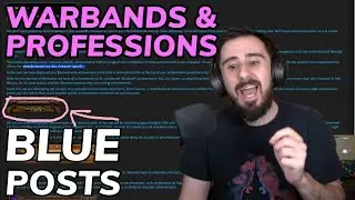 War Within Blue Posts: Warbands & Professions!
