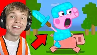 Peppa Pig vs. Minecraft! (Funny Animation)