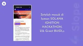 How To Vote On Hackerlink Via Slope Wallet App Bahasa Indonesia