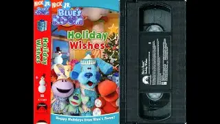 Opening to Blue's Room - Holiday Wishes (US VHS; 2005)