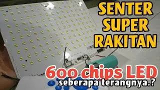 Senter Super Terang dengan 600 chip LED
