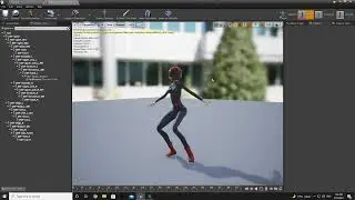 Ninja Girl Holding Katana - Deflect Up And Disembowel - Unreal Engine 4 Animation Preview.