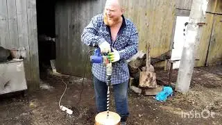 Финская свеча. Своими руками. Видео без монтажа.