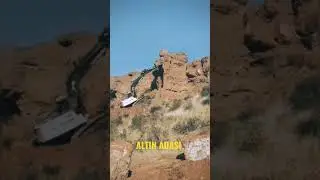 Kepçeyle Kaya Kasası Açılma Anı/ Treasure Hunter