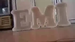 Letras corpóreas de polyfan con luces led