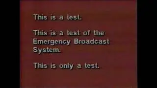 WGBX 44, Boston - EBS Test, December, 1995