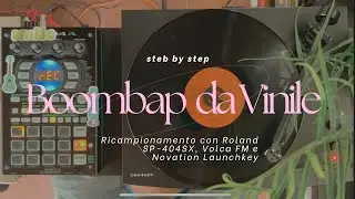 Roland sp 404 how to chopping vinyl sample RnB + final jam