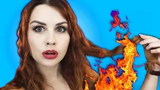 Burned HAIR ?? STRANGE life hacking FOR GIRLS