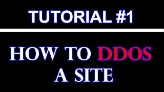 How to DDOS a site : The simplest way ever ! *With proof - Noob Friendly*