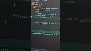 expaction handling in Java 