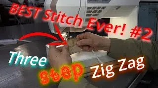 Best Stitch EVER!  The 3-Step Zig Zag!
