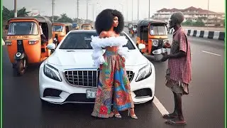 RICH GIRL fake LOVE WITH A POOR BEGGAR, UNAWARE THAT HE IS A WEALTHY CEO LOOKING FOR TRUE LOVE
