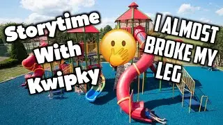 Storytime:A swing almost broke my leg👀